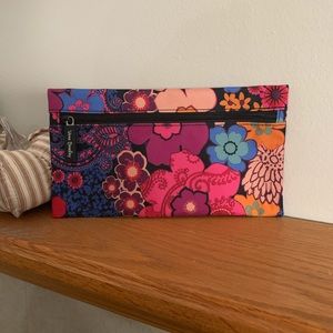 Vera Bradley floral cosmetic bag